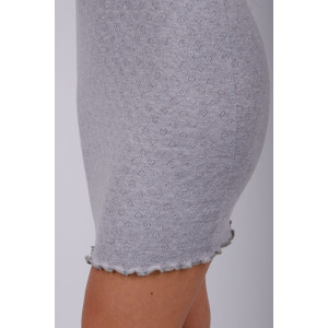 Сорочка женская "Ажур 4" рибана (р-ры: 44-56) серый