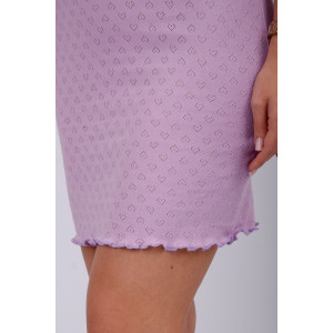 Сорочка женская "Ажур 5" рибана (р-ры: 44-56) лаванда