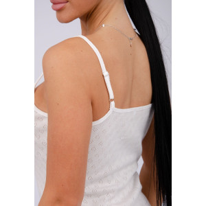 Сорочка женская "Ажур" рибана (р-ры: 44-56) молоко