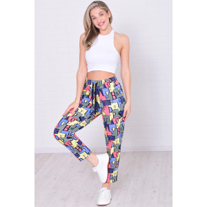 Брюки женские 8031е1 кулирка (р-ры: 42-64) лимон