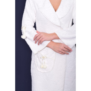 Халат женский 3222 велсофт (р-ры: 42-52) молоко