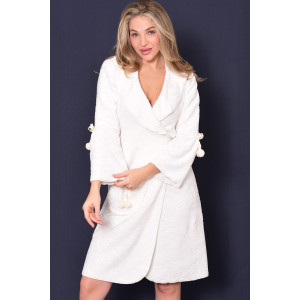 Халат женский 3222 велсофт (р-ры: 42-52) молоко