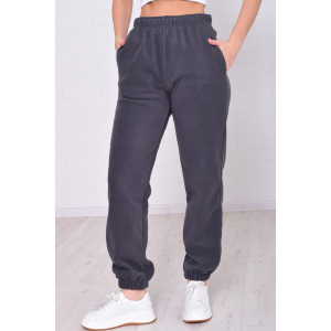 Брюки женские 8066б флис (р-ры: 42-56) дымчатый