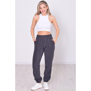 Брюки женские 8066б флис (р-ры: 42-56) дымчатый