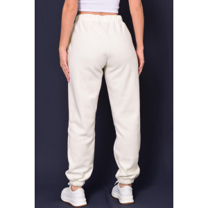 Брюки женские 8066н флис (р-ры: 42-56) молоко
