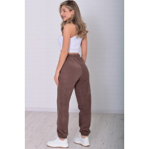Брюки женские 8066о флис (р-ры: 42-56) мокко