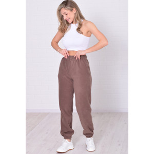 Брюки женские 8066о флис (р-ры: 42-56) мокко