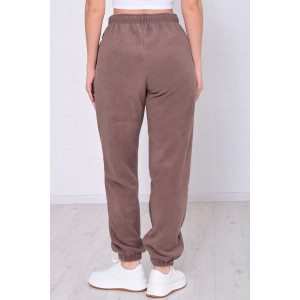 Брюки женские 8066о флис (р-ры: 42-56) мокко