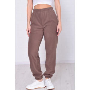 Брюки женские 8066о флис (р-ры: 42-56) мокко