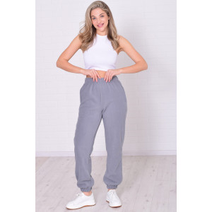 Брюки женские 8066м флис (р-ры: 42-56) светло-серый