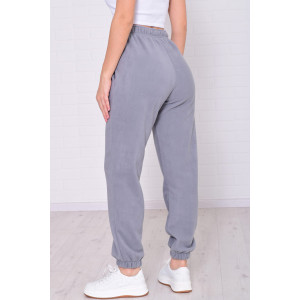 Брюки женские 8066м флис (р-ры: 42-56) светло-серый