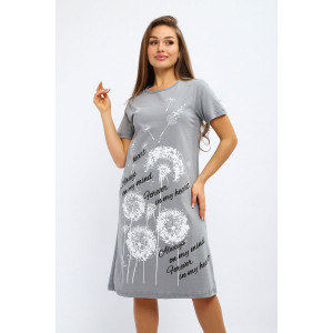 Туника женская №228 кулирка (р-ры: 48-62) серый