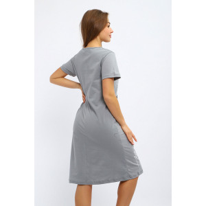 Туника женская №228 кулирка (р-ры: 48-62) серый