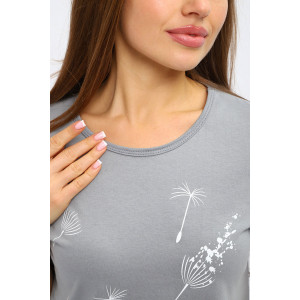 Туника женская №228 кулирка (р-ры: 48-62) серый