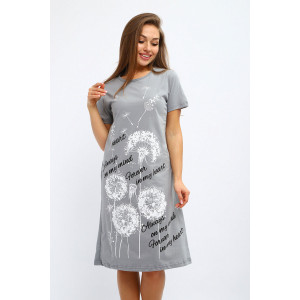 Туника женская №228 кулирка (р-ры: 48-62) серый