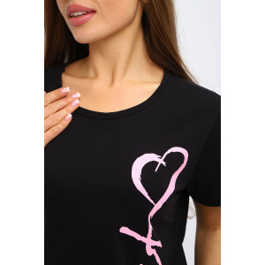 Туника женская №227 кулирка (р-ры: 44-56) черный