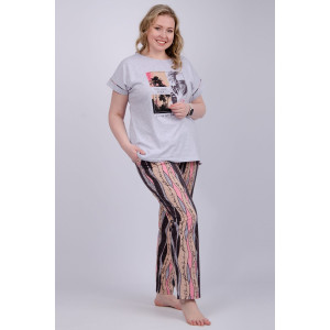 Костюм двойка женский "Калифорния 2" кулирка (р-ры: 50-60)