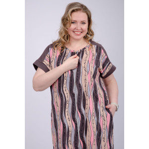 Халат женский "Анастасия 3" кулирка (р-ры: 50-60) Халат женский "Анастасия 3" кулирка (р-ры: 50-60)