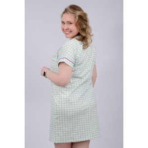 Сорочка женская "Фиалка" кулирка (р-ры: 50-60) Сорочка женская "Фиалка" кулирка (р-ры: 50-60)