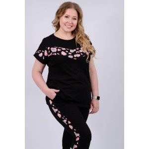 Костюм двойка женский "Орнелла 2" кулирка (р-ры: 50-60) Костюм двойка женский "Орнелла 2" кулирка (р-ры: 50-60)