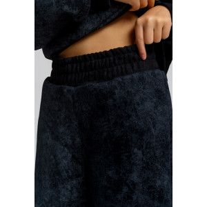 Костюм двойка детский 983Д футер 3-х нитка с начёсом пенье (р-ры: 28-44) черный винтаж