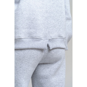 Костюм двойка женский 983 футер 3-х нитка с начёсом пенье (р-ры: 44-54) серый меланж