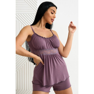 Пижама женская 0032-81 вискоза (р-ры: 42-56) холодная слива