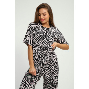 Костюм двойка женский №226 кулирка (р-ры: 48-58) бежевый