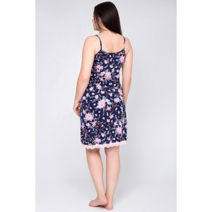 Сорочка женская 0764-41 кулирка (р-ры: 42-56) цветы