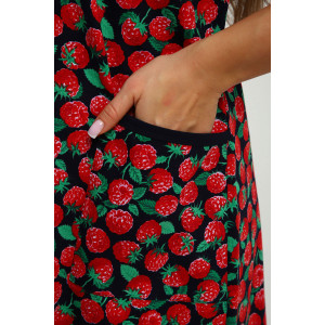 Халат женский №224 кулирка (р-ры: 50-60) синий