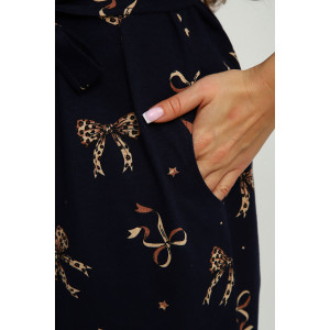 Халат женский №216.2 кулирка (р-ры: 46-56) синий