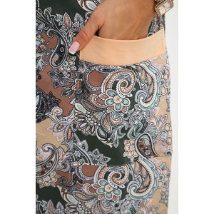 Халат женский №217 кулирка (р-ры: 50-60) хаки