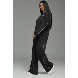 Костюм двойка женский "Пандора" велюр (р-ры: 46-60) черный