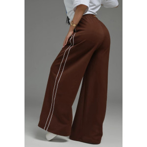 Брюки женские "Дуэт" лакост 2-х нитка пенье (р-ры: 44-62) коричневый