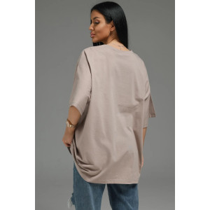 Футболка женская "Анита-2" кулирка (р-ры: 44-66) песочный