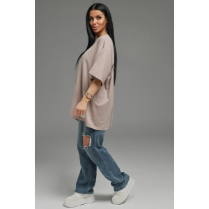 Футболка женская "Анита-2" кулирка (р-ры: 44-66) песочный