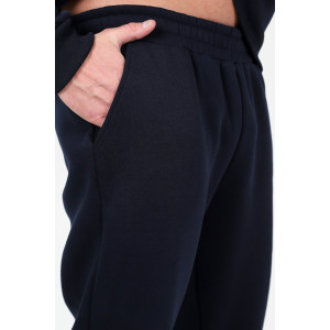 Костюм двойка мужской 2109/2 футер 3-х нитка с начесом (р-ры: 48-58) темно-синий