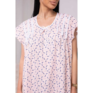 Сорочка женская 2071/3 кулирка (р-ры: 48-62) розовый-2