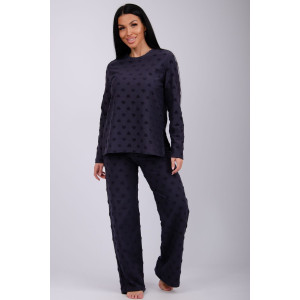 Пижама женская "Лёгкость 3" махра (р-ры: 44-54) графит