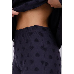 Пижама женская "Лёгкость 3" махра (р-ры: 44-54) графит