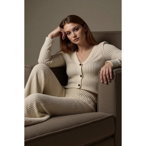 Костюм двойка женский №7 057748 вязаный трикотаж (р-ры: S-M)