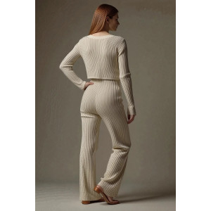 Костюм двойка женский №7 057748 вязаный трикотаж (р-ры: S-M)