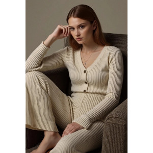 Костюм двойка женский №7 057748 вязаный трикотаж (р-ры: S-M)