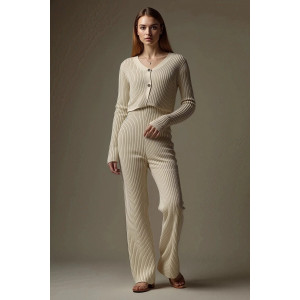 Костюм двойка женский №7 057748 вязаный трикотаж (р-ры: S-M)