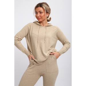 Костюм двойка женский №6 057747 вязаный трикотаж (р-ры: S-L)