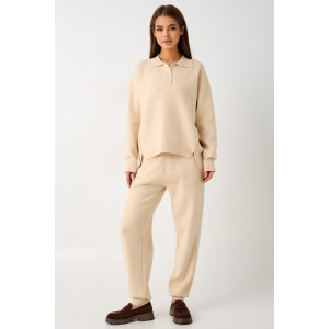 Костюм двойка женский №4 057743 вязаный трикотаж (р-ры: 42-48)