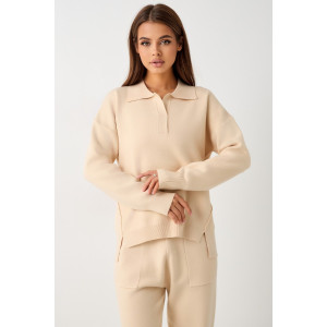 Костюм двойка женский №4 057743 вязаный трикотаж (р-ры: 42-48)