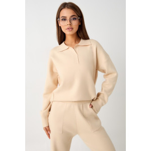 Костюм двойка женский №4 057743 вязаный трикотаж (р-ры: 42-48)