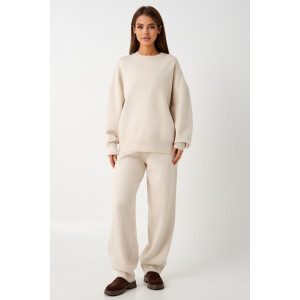 Костюм двойка женский №2 057741 вязаный трикотаж (р-ры: 44-52)