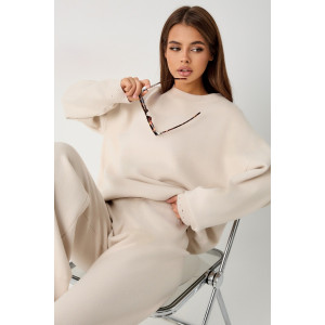 Костюм двойка женский №2 057741 вязаный трикотаж (р-ры: 44-52)